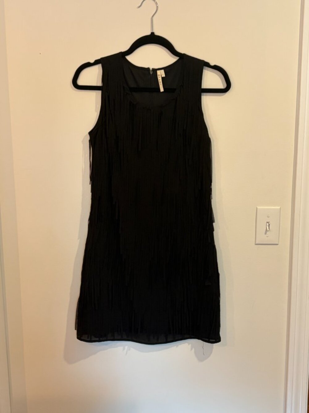 Miami by Francesca Black Fringe (FUN!) Cocktail Dress